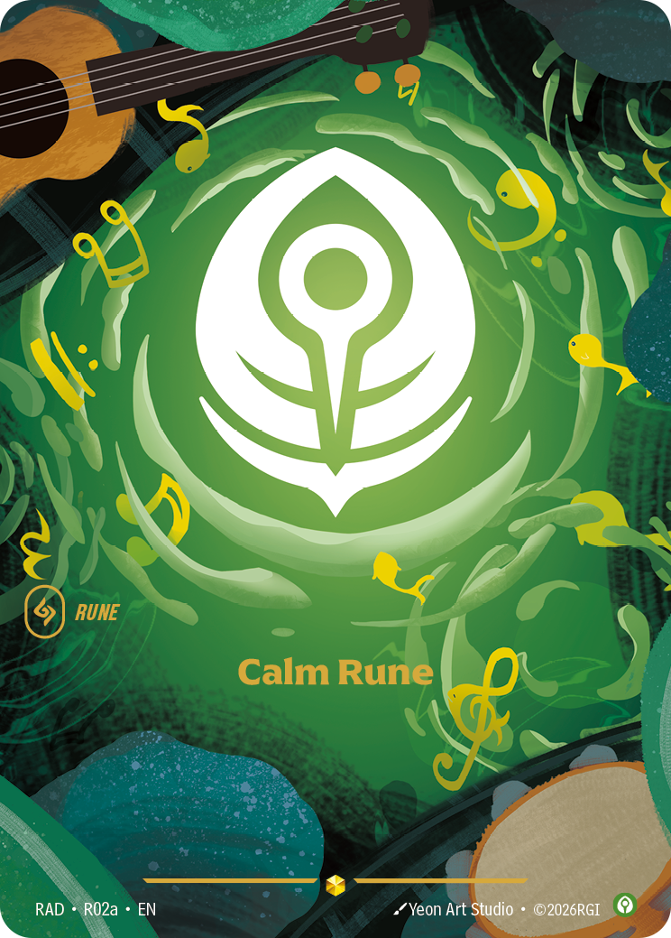 Calm Rune card art