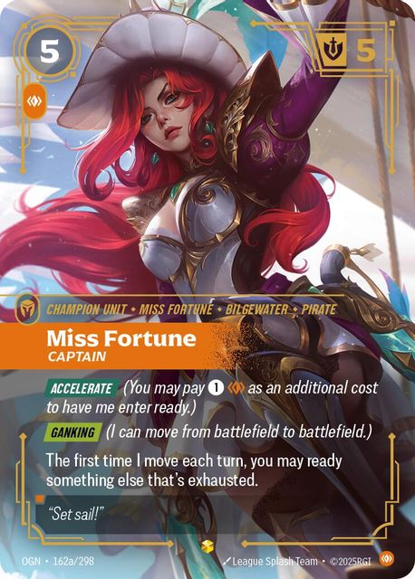 Miss Fortune, Captain card art