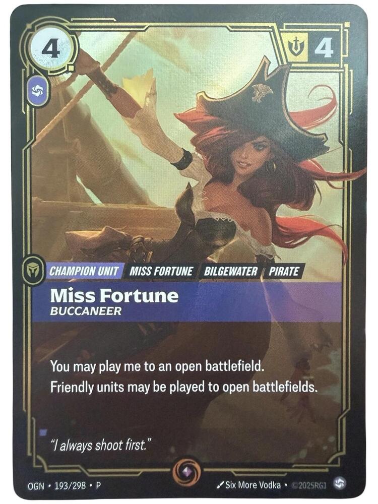 Miss Fortune, Buccaneer art