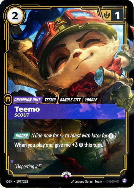 Teemo, Scout art