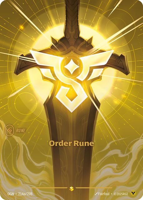 Order Rune card art