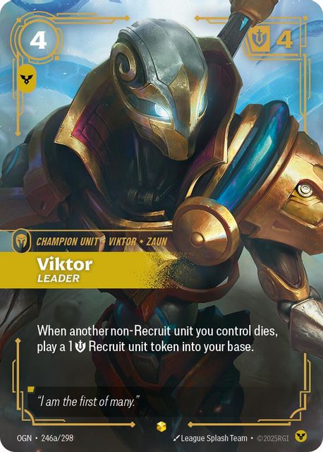 Viktor, Leader card art