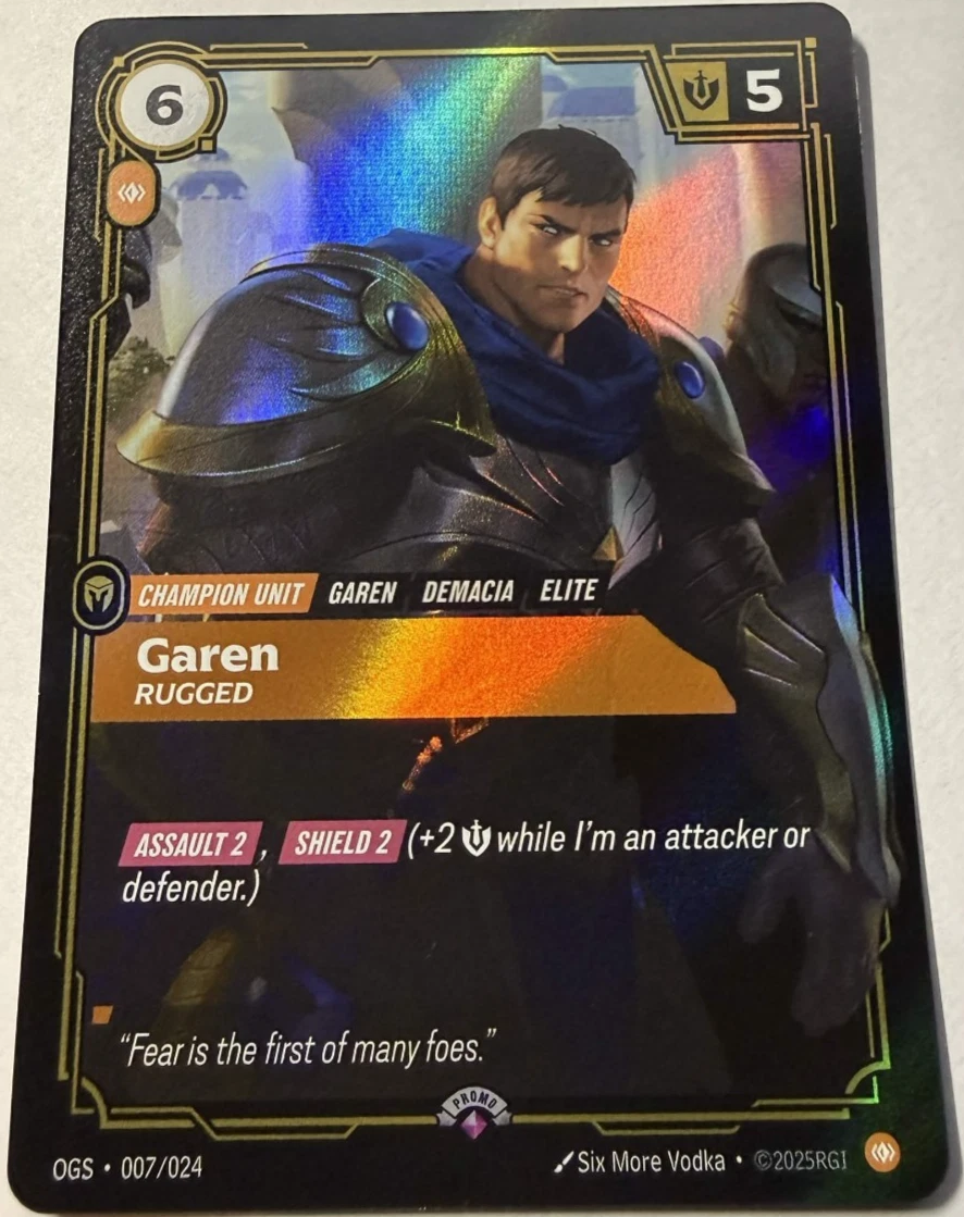 Garen, Rugged art