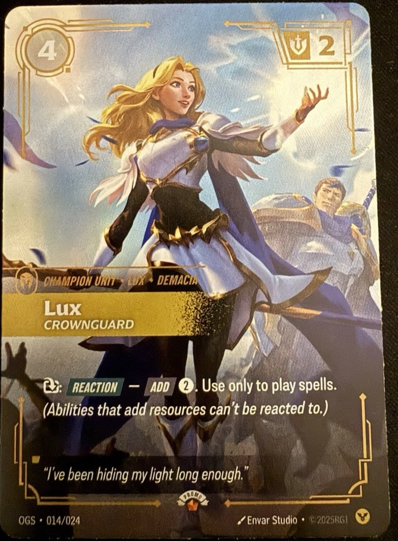 Lux, Crownguard art