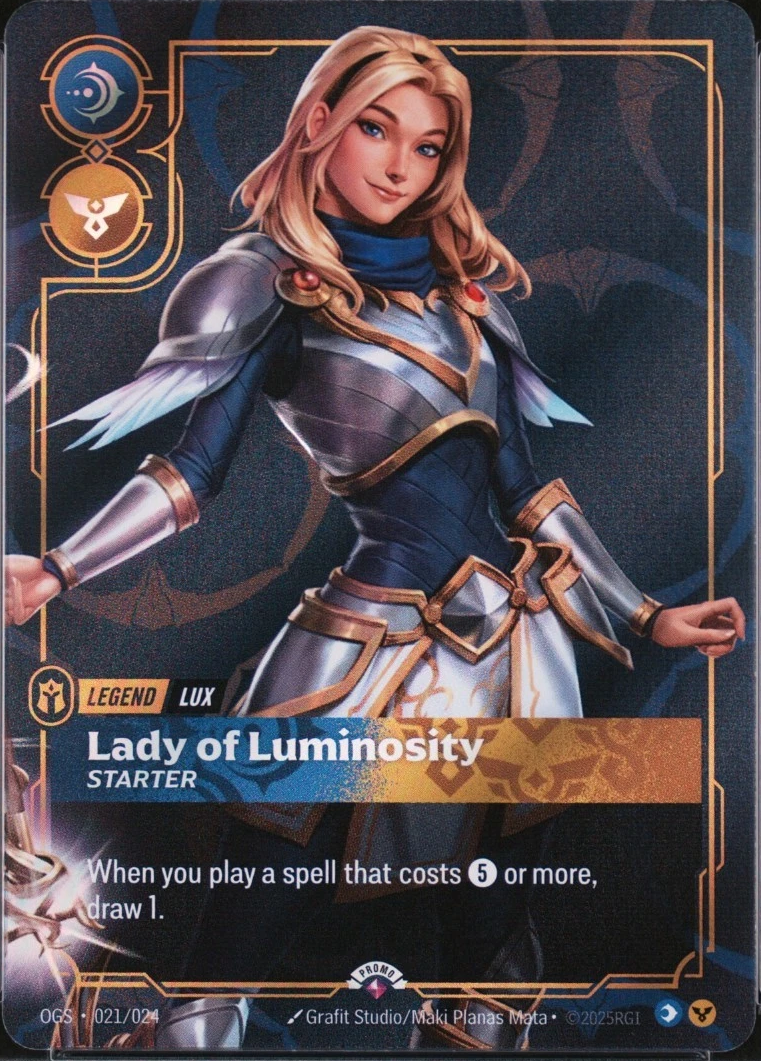 Lady of Luminosity - Starter art