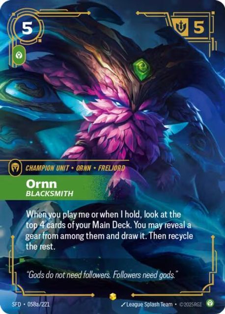 Ornn, Blacksmith card art