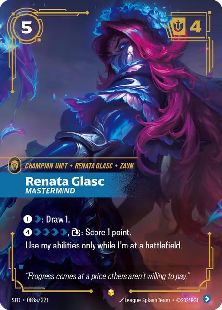 Renata Glasc, Mastermind card art