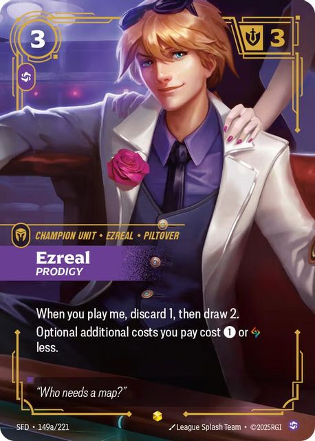Ezreal, Prodigy card art
