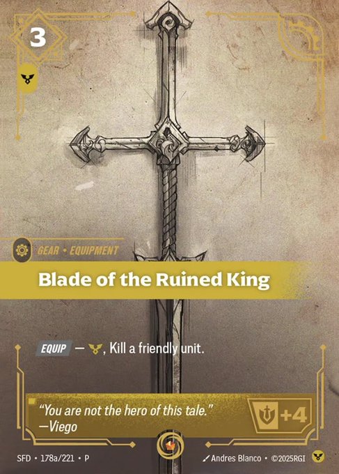 Blade of the Ruined King art