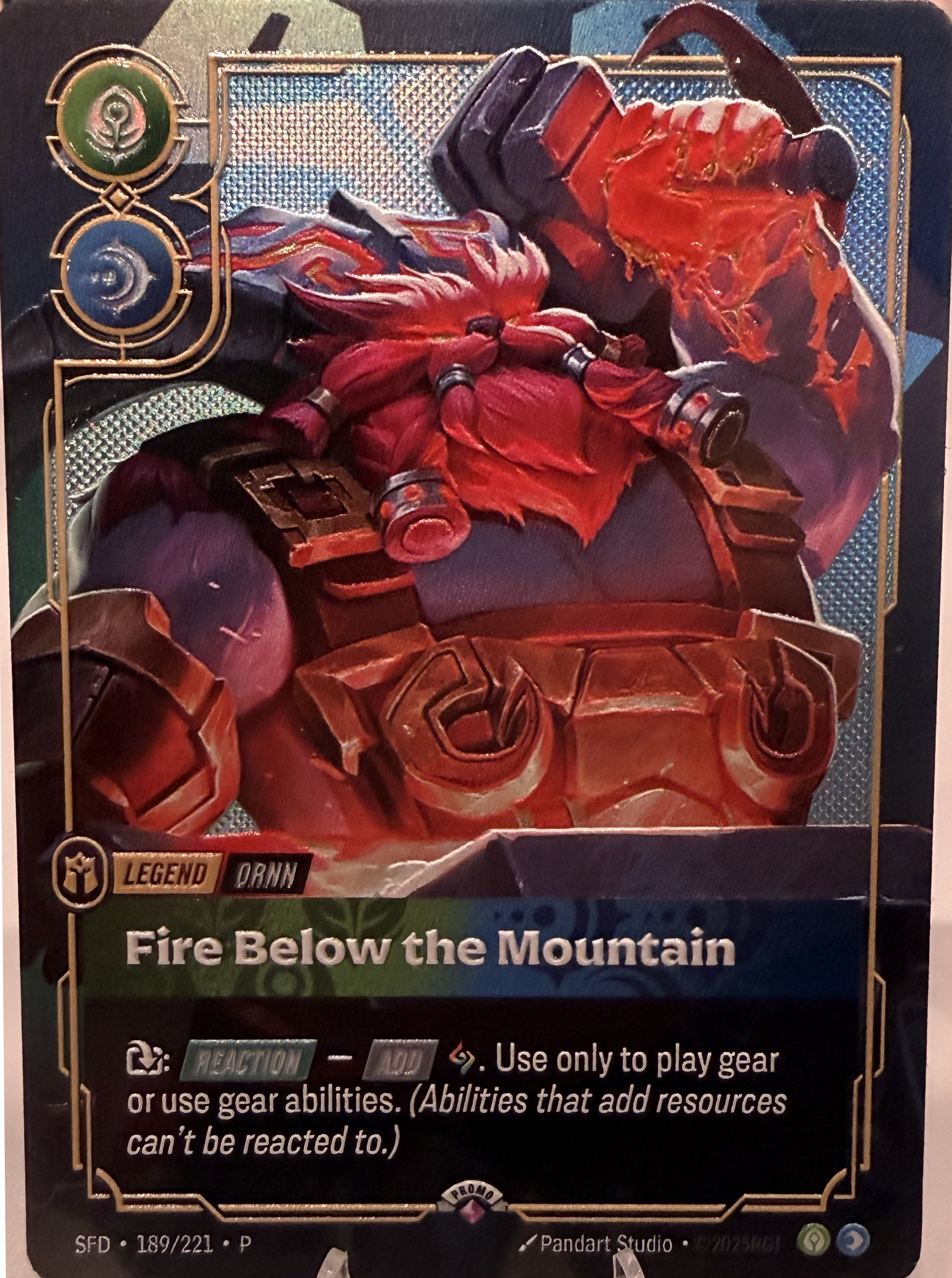 Fire Below the Mountain art